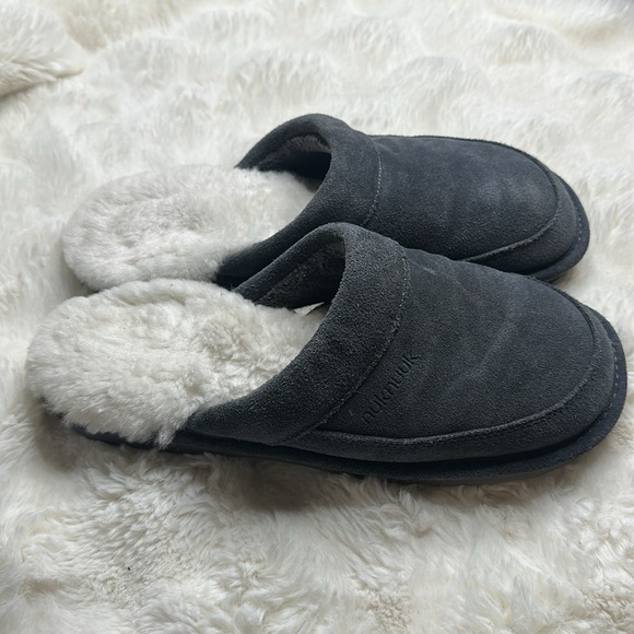 NukNuuk men’s grey slip on size 12 slippers NWOT - Picture 2 of 10